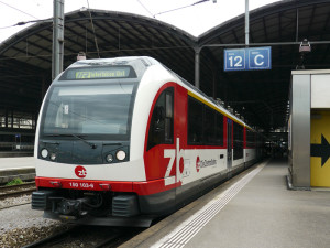 ルツェルン駅でのIR