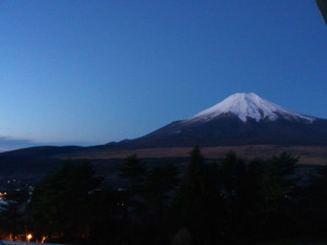 富士山_夜明け